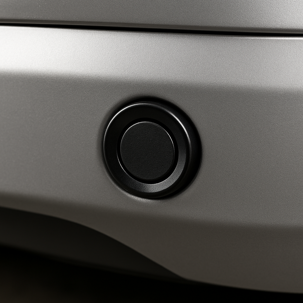 Sensor de estacionamento universal instalado no Volkswagen Polo 9N