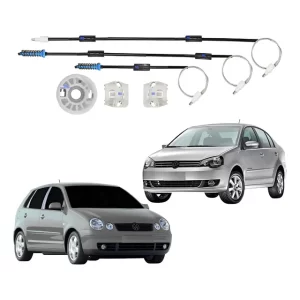 Kit Reparo Maquina Vidro Polo 2003 05 06 07 2008 2010 Á 2016