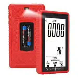 Multímetro Digital Automático De Alta Precisão | Detecção Ncv Sem Contato | Cat Iii 600v | Kit Completo (cabos, Termopar) Para Eletricistas E Automotivo