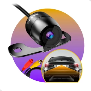 Câmera De Ré Universal Alta Resolução Top Colorida Automotiva Veicular Borboleta Fixa Noturna Estacionamento Carro À Prova D'água Marca Kill Rex Kr Camr