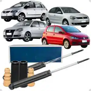 Kit Amortecedor Batente Traseiro Nakata Polo Fox Spacefox