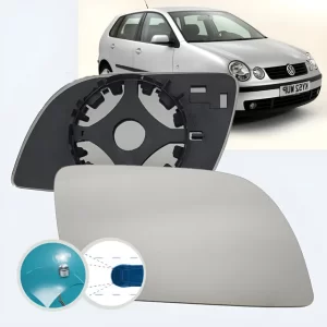 Lente Base Espelho Retrovisor Polo 2003 2004 2005 2006 Sedan