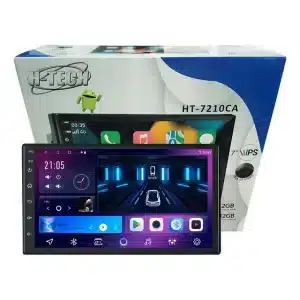 Multimídia 2 Din H-tech 7'' Ips Carplay Android Auto Gps Wifi Bluetooth | 2gb 32gb | 4x60w Ht-7210ca