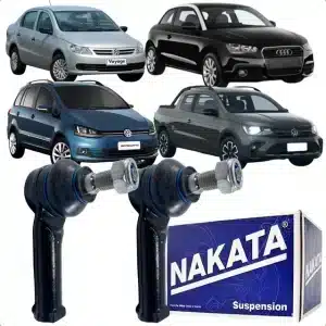 Par Terminal Direção Nakata Vw Golf 1.6 8v 2001 2012