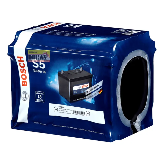 Bateria Para Volkswagen Polo 1.6 / 2.0 Bosch 60ah 12v Alta Direito