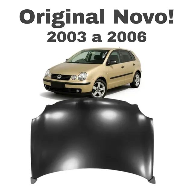 Capo Volkswagen Polo Novo Original 2003 A 2006