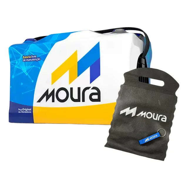 Bateria Moura 60ah Original Para Fiat, Gm E Vw 2025 Direito