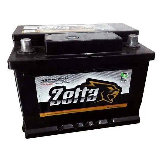 Bateria De Carro Zetta 60 Moura Vw Fiat Gm Ford 18m De Garan