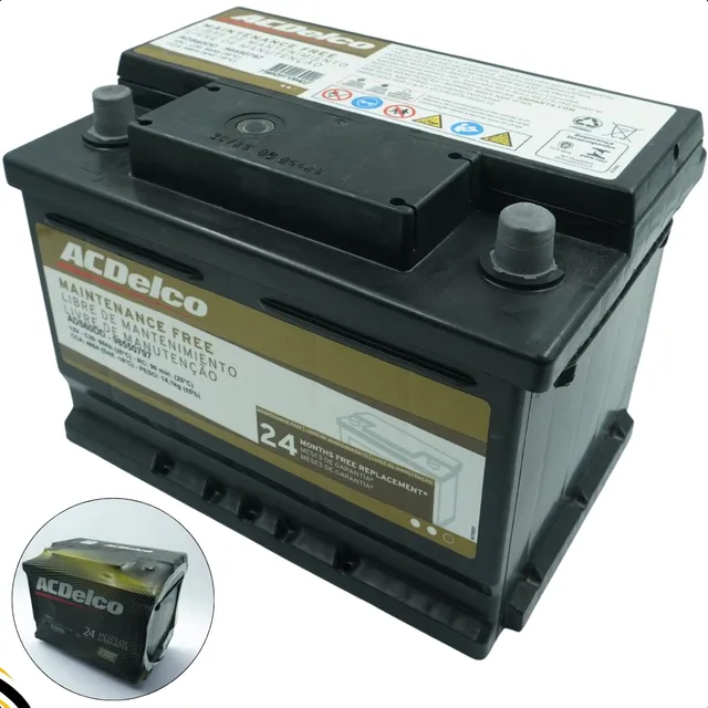 Bateria 60ah Automotiva 60ah 12v Acdelco Original Sem Troca Direito