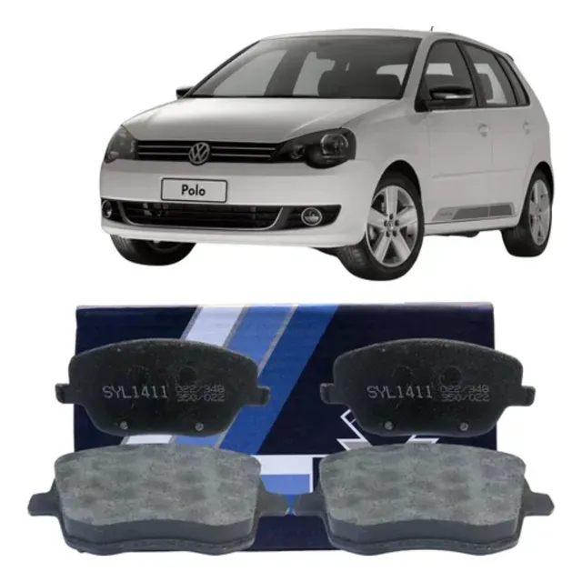 Pastilha Freio Dianteira Polo 2003 Até 2014 Syl