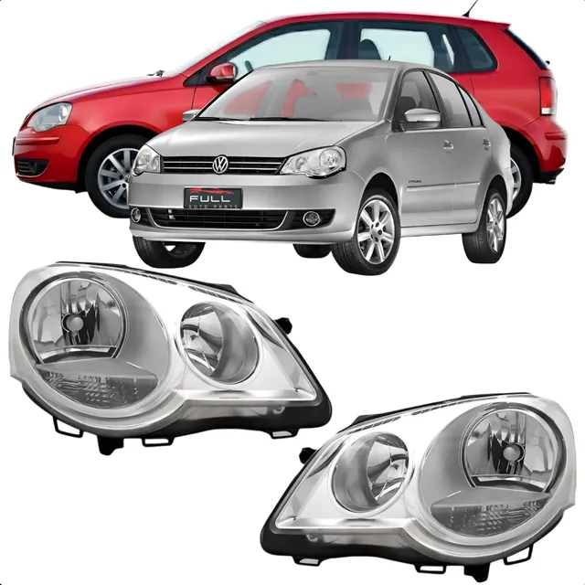 Par Farol Polo Hatch Sedan 2007 2008 2009 2010 2011 2012. Ambos Lados