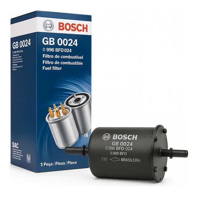 Filtro Combustivel Bosch Polo 1.6 8v Ea111 Flex 2003 A 2015