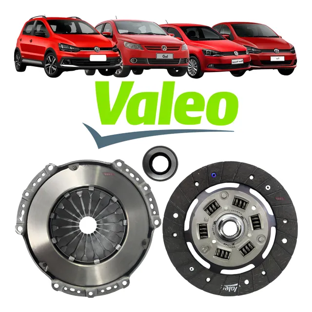 Kit Embreagem Fox Golf Polo Gol Voyagem G5 G6 1.0 1.6 Valeo
