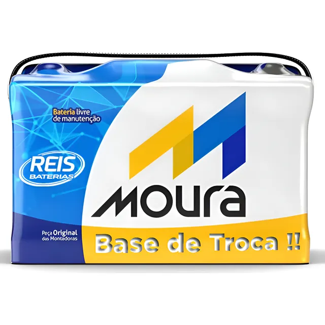 Bateria Moura 60ah - M60gd - Com Troca- Gm Fiat Vw Ford Hyun Direito